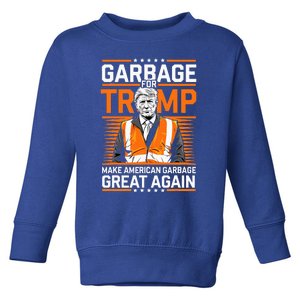 Donald Trump Garbage Orange Reflective Safety Vest Toddler Sweatshirt