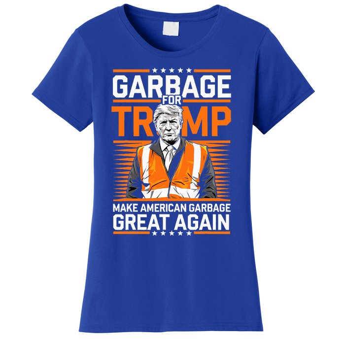 Donald Trump Garbage Orange Reflective Safety Vest Women's T-Shirt