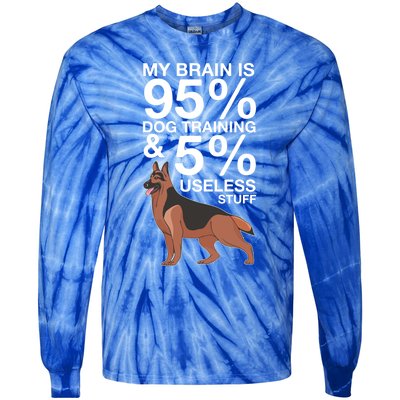 Dog Trainer Gift Tie-Dye Long Sleeve Shirt