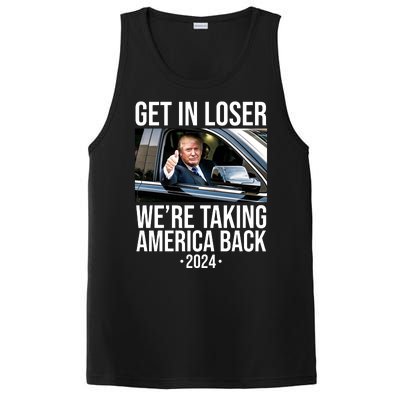 Donald Trump Get In Loser Were Taking America Back 2024 PosiCharge Competitor Tank