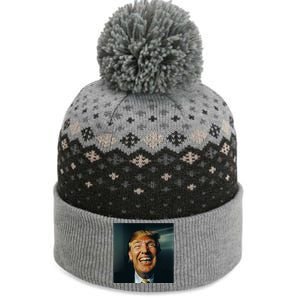 Donald Trump Grillz Teeth The Baniff Cuffed Pom Beanie