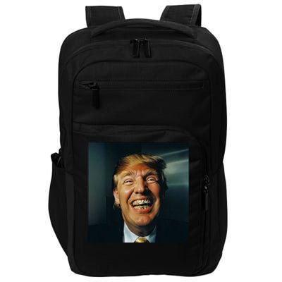 Donald Trump Grillz Teeth Impact Tech Backpack