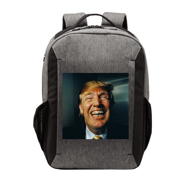 Donald Trump Grillz Teeth Vector Backpack