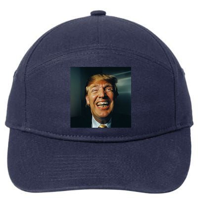 Donald Trump Grillz Teeth 7-Panel Snapback Hat