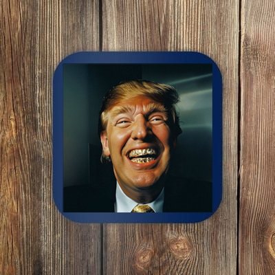 Donald Trump Grillz Teeth Coaster