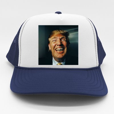 Donald Trump Grillz Teeth Trucker Hat