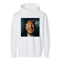 Donald Trump Grillz Teeth Garment-Dyed Fleece Hoodie