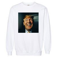 Donald Trump Grillz Teeth Garment-Dyed Sweatshirt