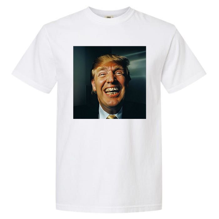 Donald Trump Grillz Teeth Garment-Dyed Heavyweight T-Shirt