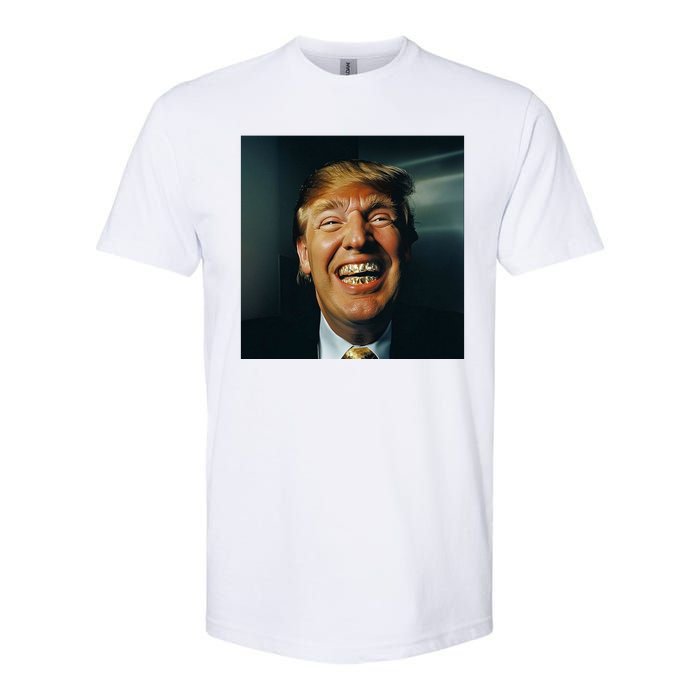 Donald Trump Grillz Teeth Softstyle® CVC T-Shirt