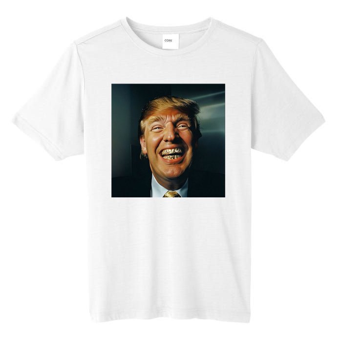 Donald Trump Grillz Teeth Tall Fusion ChromaSoft Performance T-Shirt