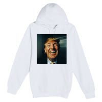 Donald Trump Grillz Teeth Premium Pullover Hoodie