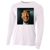 Donald Trump Grillz Teeth Cooling Performance Long Sleeve Crew