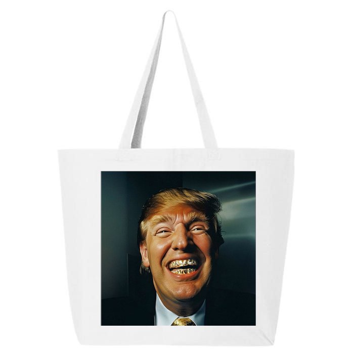 Donald Trump Grillz Teeth 25L Jumbo Tote