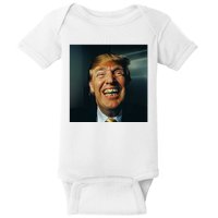 Donald Trump Grillz Teeth Baby Bodysuit