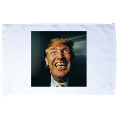 Donald Trump Grillz Teeth Microfiber Hand Towel