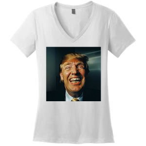 Donald Trump Grillz Teeth Women's V-Neck T-Shirt