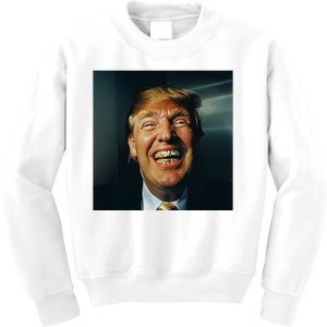 Donald Trump Grillz Teeth Kids Sweatshirt