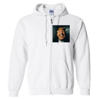 Donald Trump Grillz Teeth Full Zip Hoodie