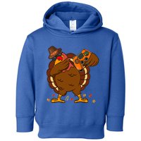 Dabbing Turkey Gaming Thanksgiving Turkey Playing Video Game Cool Gift Toddler Hoodie