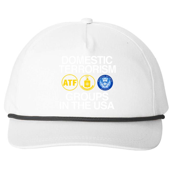 Domestic Terrorism Groups In The Usa Snapback Five-Panel Rope Hat