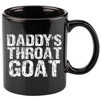 Daddys Throat Goat 11oz C Handle Ceramic Mug