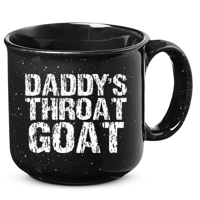 Daddys Throat Goat 15oz Campfire Ceramic Mug