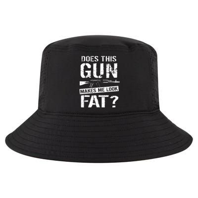 Does This Gun Make Me Look Fat  Funny Gun Nut Joke Sayings  Cool Comfort Performance Bucket Hat