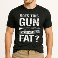 Does This Gun Make Me Look Fat  Funny Gun Nut Joke Sayings  Cooling Performance Crew T-Shirt