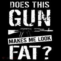 Does This Gun Make Me Look Fat  Funny Gun Nut Joke Sayings  Apron