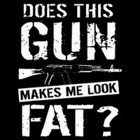 Does This Gun Make Me Look Fat  Funny Gun Nut Joke Sayings  Wool Snapback Cap