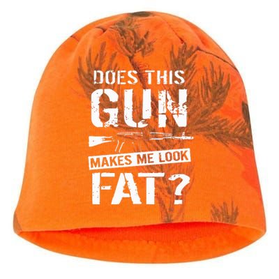 Does This Gun Make Me Look Fat  Funny Gun Nut Joke Sayings  Kati - Camo Knit Beanie