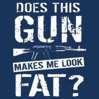 Does This Gun Make Me Look Fat  Funny Gun Nut Joke Sayings  Infant Baby Jersey Bodysuit