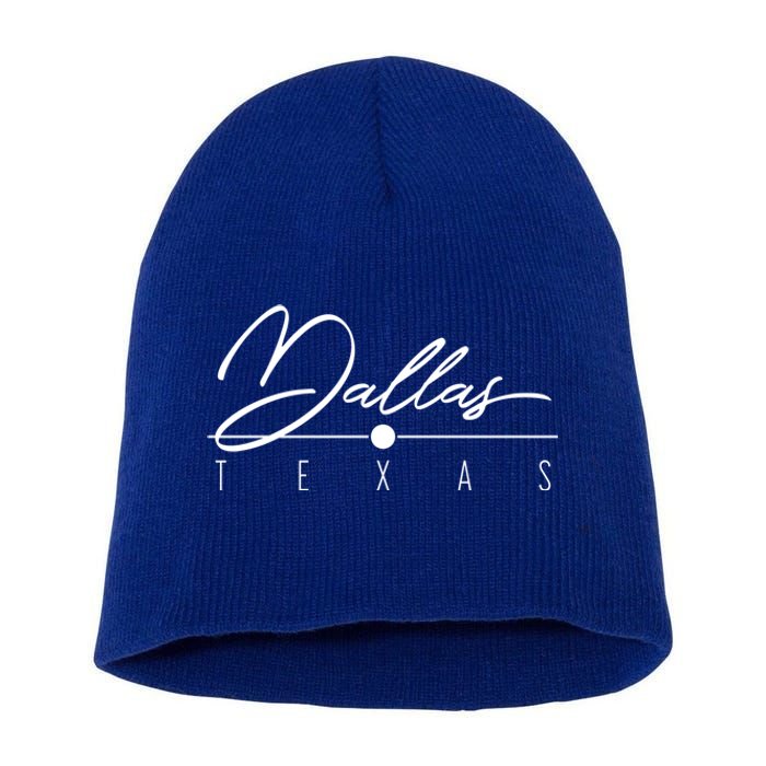 Dallas Tx Gift Short Acrylic Beanie