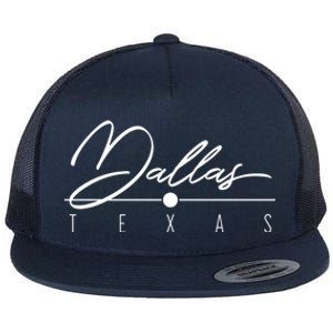 Dallas Tx Gift Flat Bill Trucker Hat