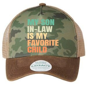 retro My Son In Law Is My Favorite Child Legacy Tie Dye Trucker Hat