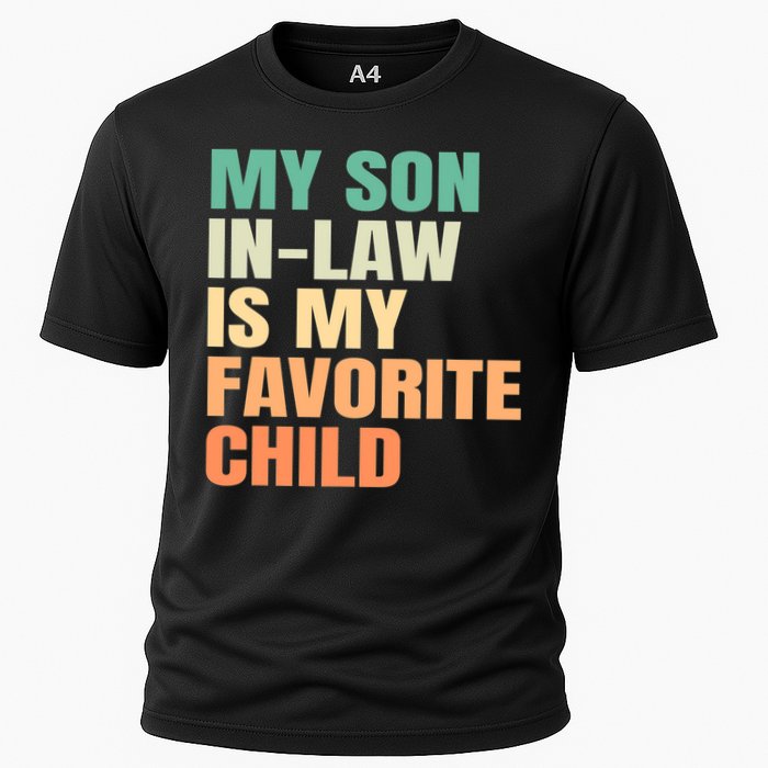 retro My Son In Law Is My Favorite Child Cooling Performance Crew T-Shirt