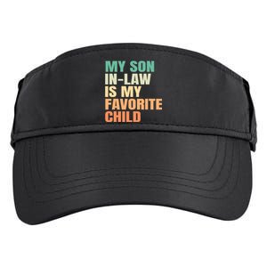 retro My Son In Law Is My Favorite Child Adult Drive Performance Visor