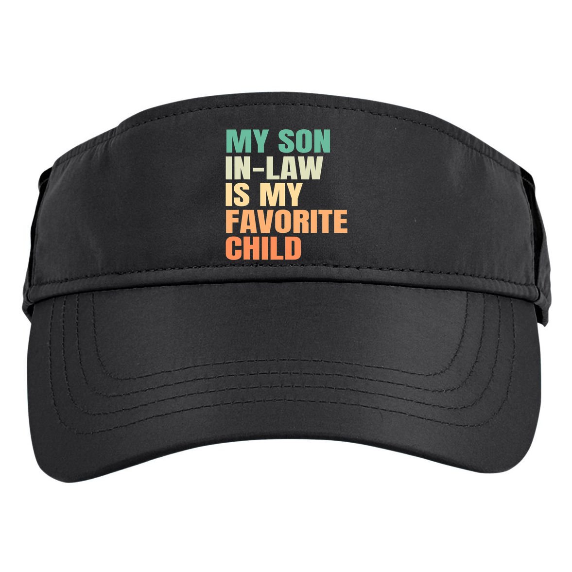 retro My Son In Law Is My Favorite Child Adult Drive Performance Visor
