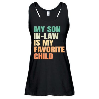 retro My Son In Law Is My Favorite Child Ladies Essential Flowy Tank