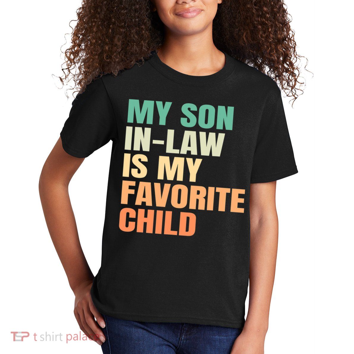 retro My Son In Law Is My Favorite Child Kids T-Shirt