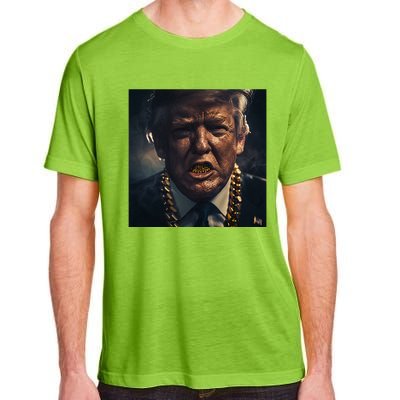 Donald Trump Gold Grillz Adult ChromaSoft Performance T-Shirt