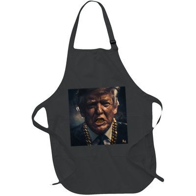 Donald Trump Gold Grillz Apron