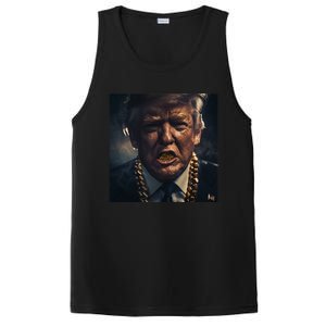 Donald Trump Gold Grillz PosiCharge Competitor Tank