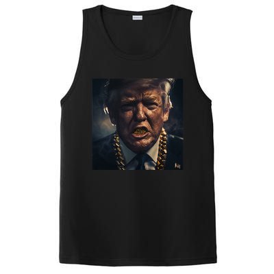 Donald Trump Gold Grillz PosiCharge Competitor Tank