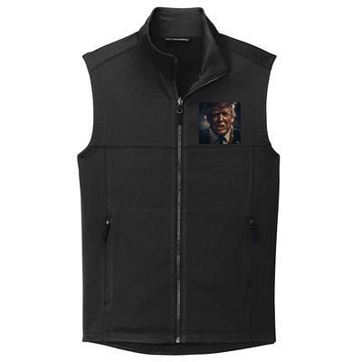 Donald Trump Gold Grillz Collective Smooth Fleece Vest