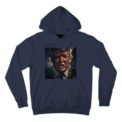 Donald Trump Gold Grillz Tall Hoodie