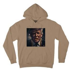 Donald Trump Gold Grillz Hoodie