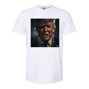 Donald Trump Gold Grillz Softstyle CVC T-Shirt