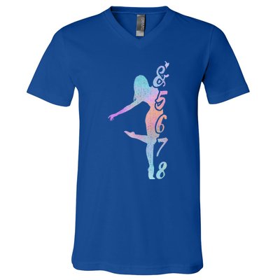 Dance Teacher Gift Dancer Lessons Dancing Instructor Gift V-Neck T-Shirt